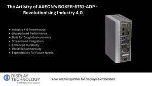 Introducing the BOXER-6751-ADP: AAEON's Cutting-Edge DIN Rail Fanless Embedded Box 
